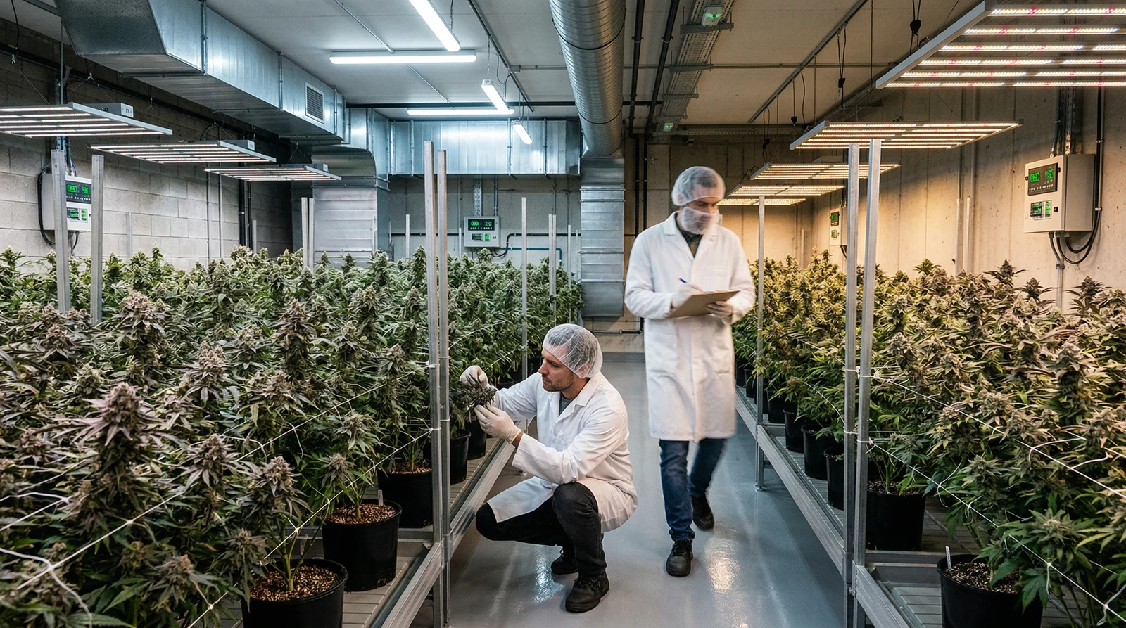 Swiss Indoor Plantage — klimatisierter Anbau in den Schweizer Bergen